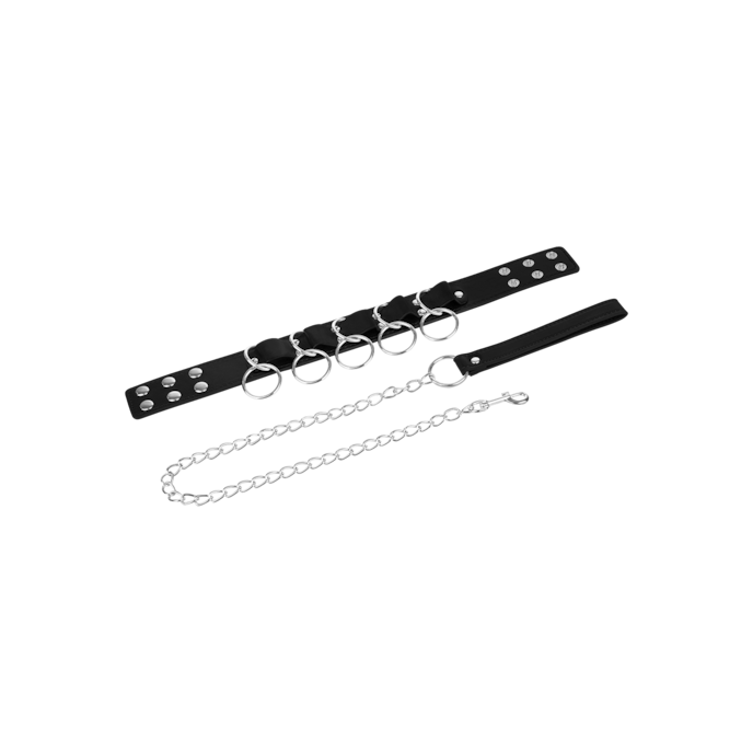 halsband-mit-ring-details-Schwarz-7