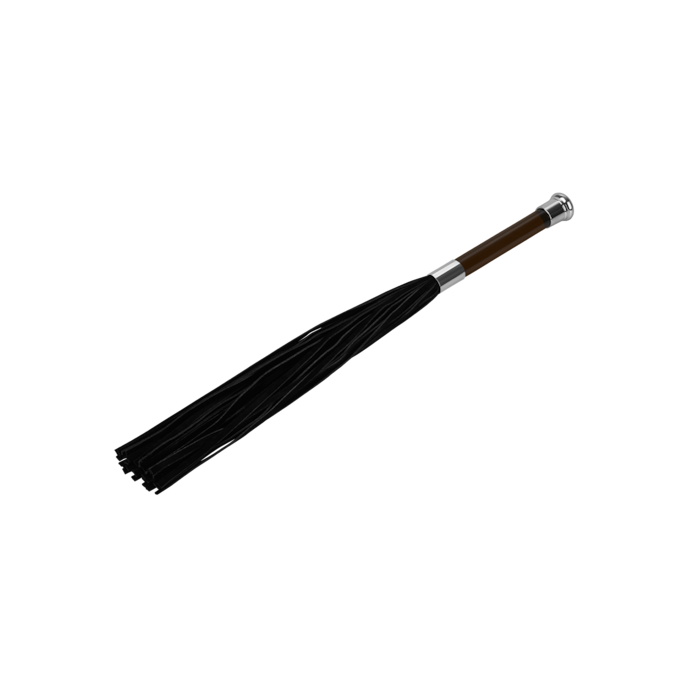 suede-flogger-with-glass-handle-58-cm-Noir-2