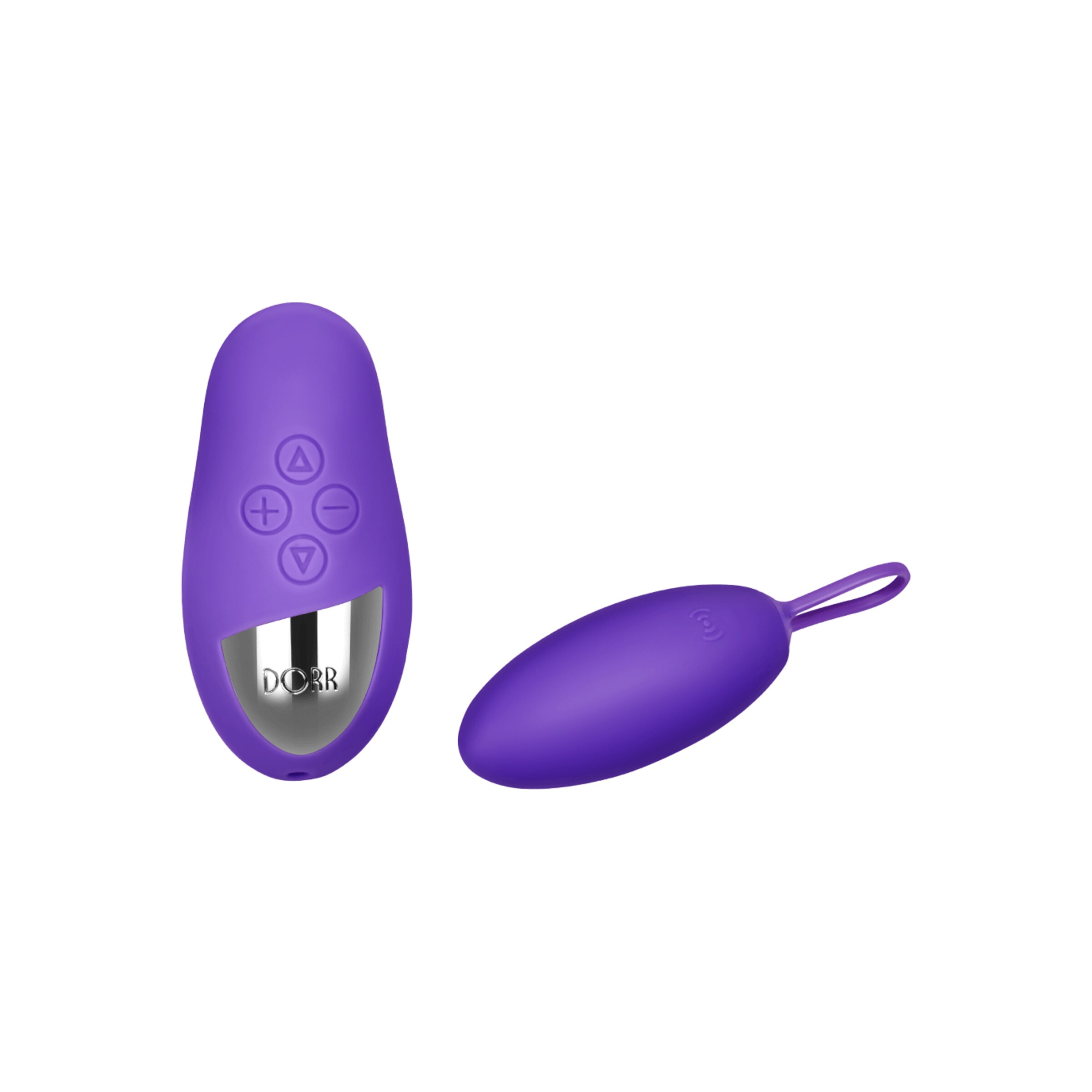 spot---wireless-duo-egg-11-cm-Paars-Zilver-5