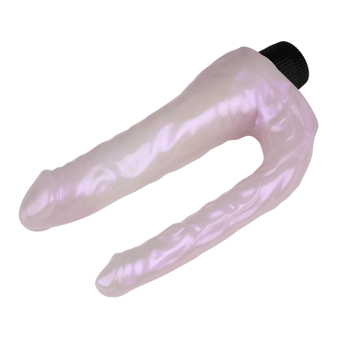 dubbele-vibrator-in-parelmoerlook-21-cm-Wit-6
