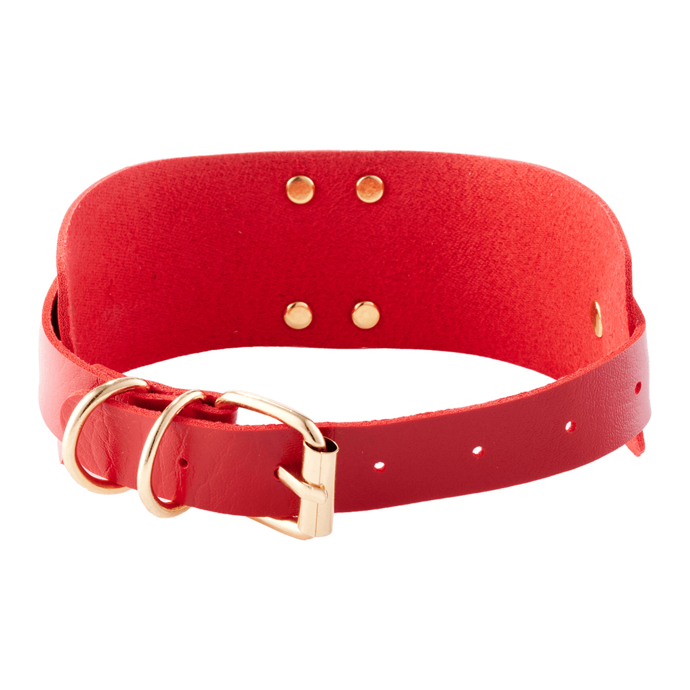 heart-lock-key-collar-Gold-Rot-3