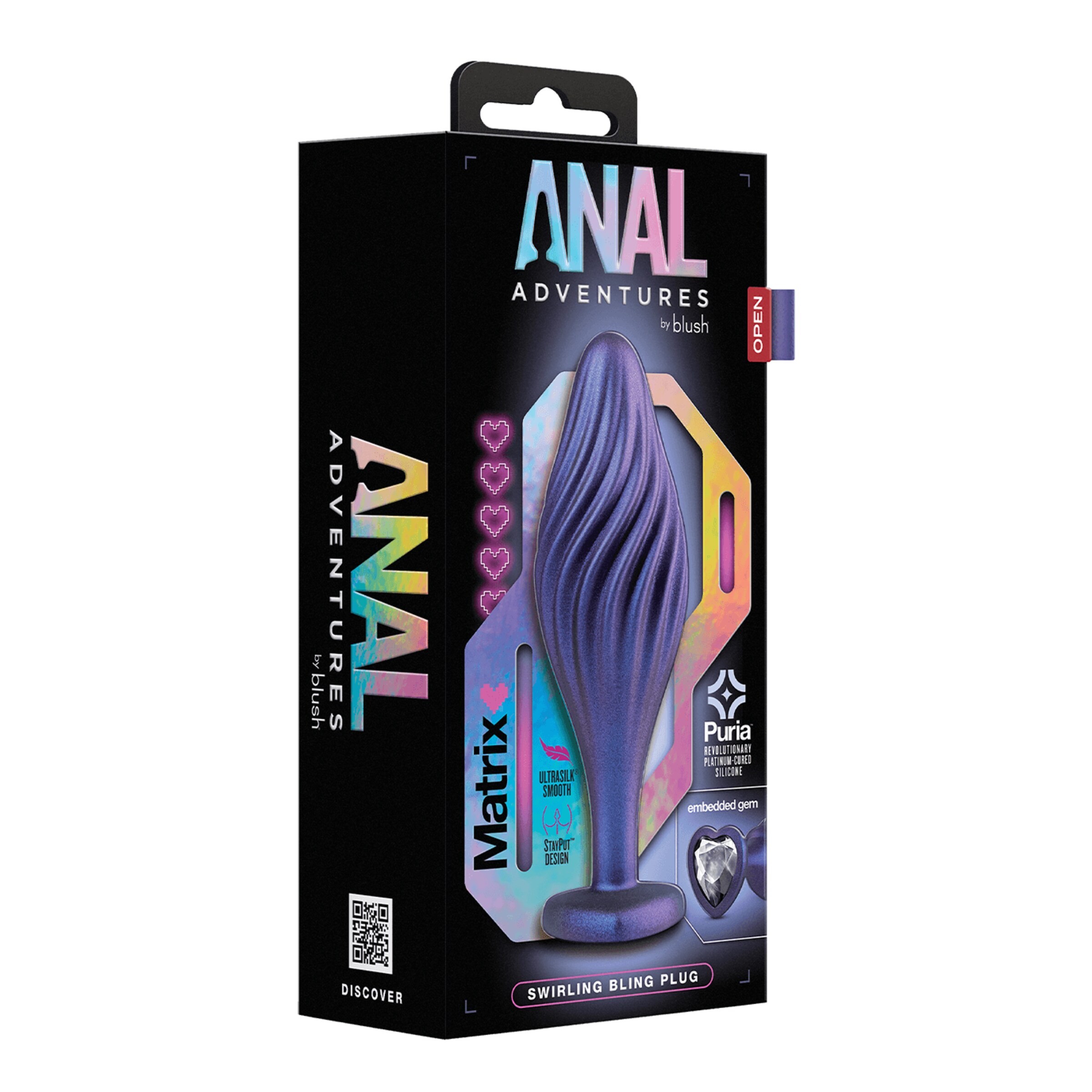 anal-adventures---matrix-swirling-bling-plug-11-4-cm-Violet-4