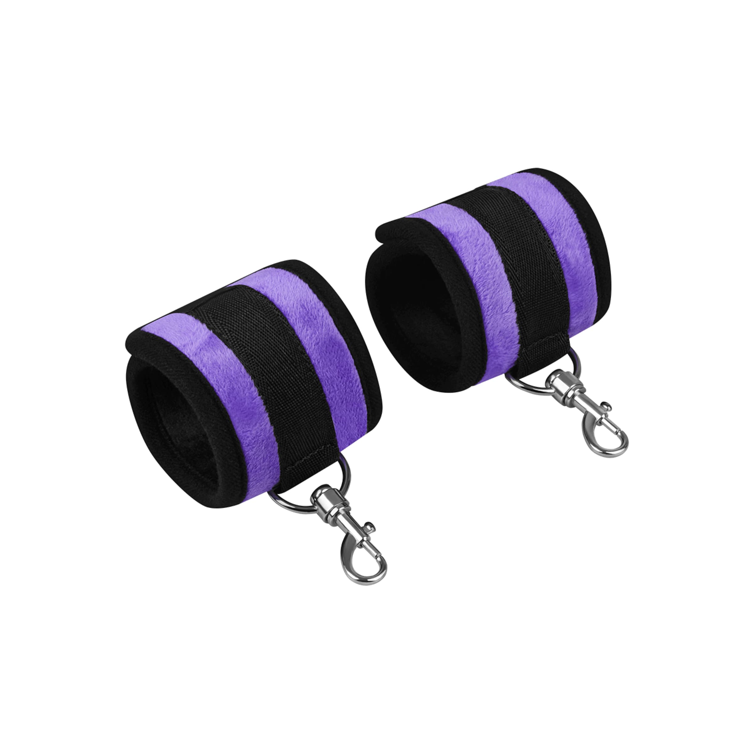 collar-with-cuffs-2-pièces-Noir-Violet-6