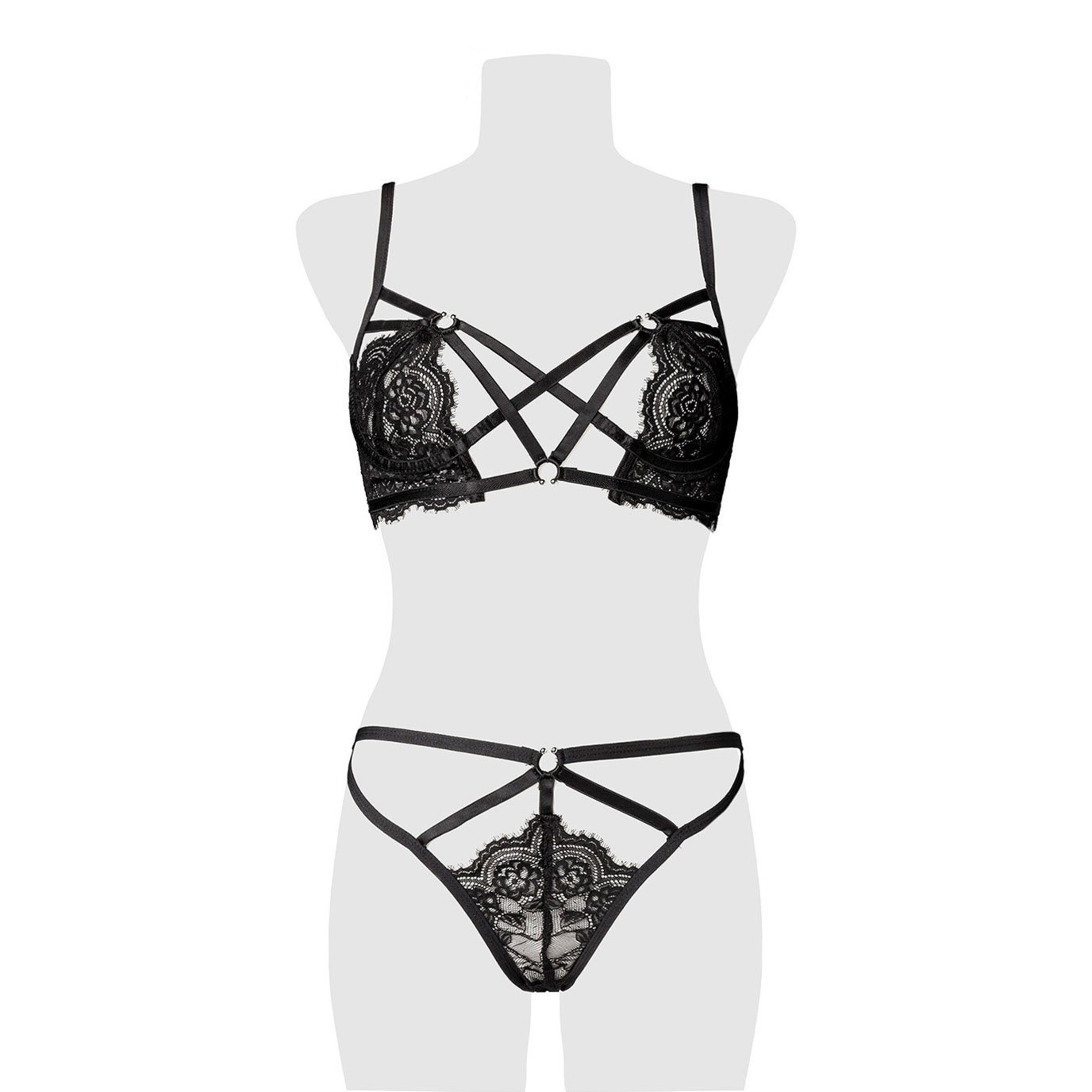 erotisches-dessous-set-2-teile-Schwarz-3