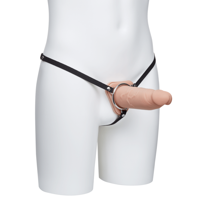 silicone-hollow-extension-20-cm-Naturel clair-Noir-3