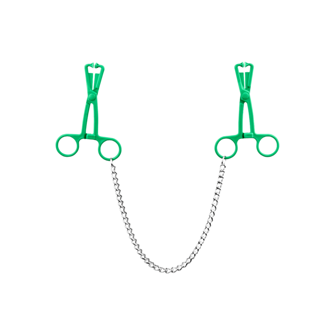 pinces-à-tétons-en-forme-de-ciseaux-Vert-1