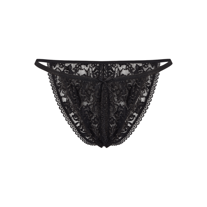 open-kanten-slip-met-strikjes-Zwart-1