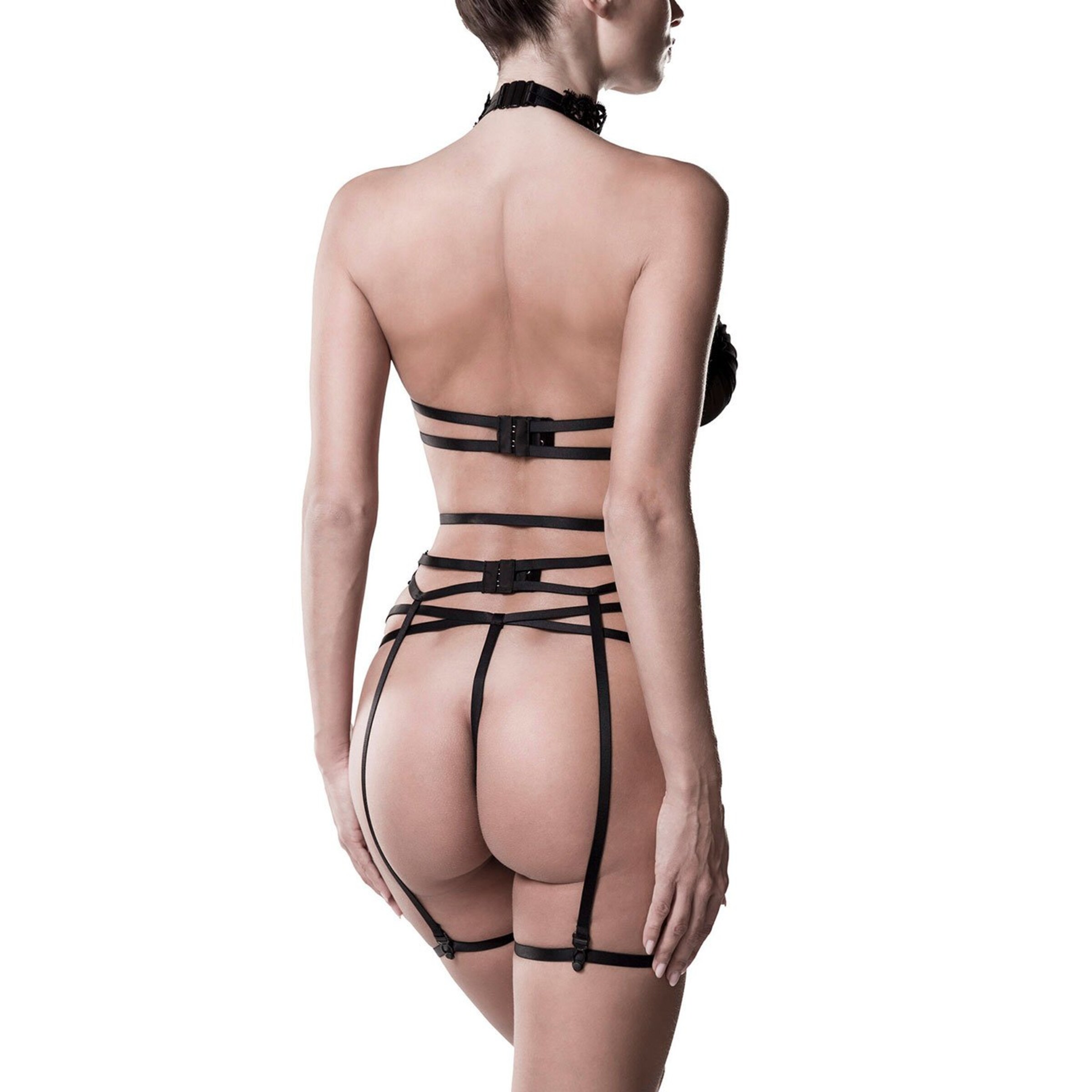 lingerieset-met-gehaakt-kant-3-[nbhy]delig.-Zwart-2