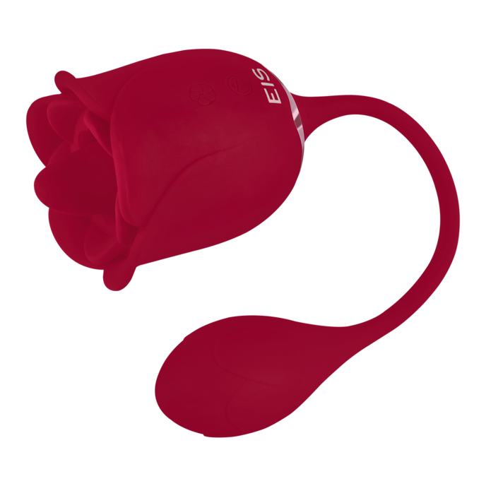 roosvormige-oplegvibrator-met-bullet-20-cm-Oranje-1