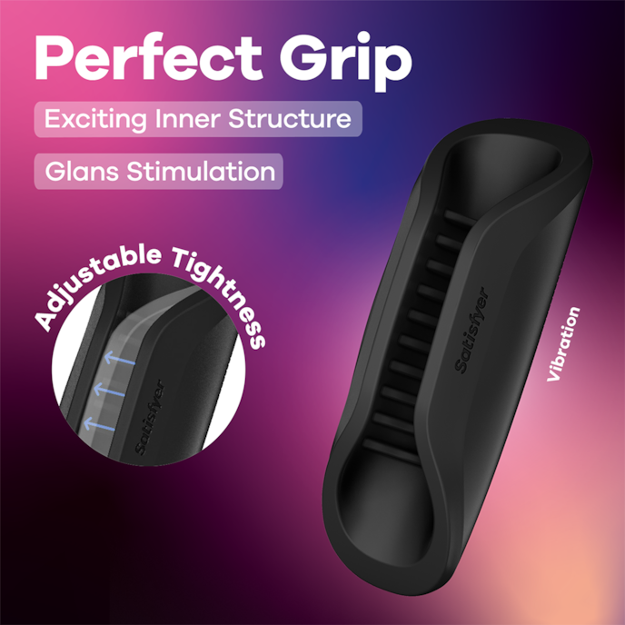 satisfyer-‘perfect-grip’-16-cm-Zwart-1