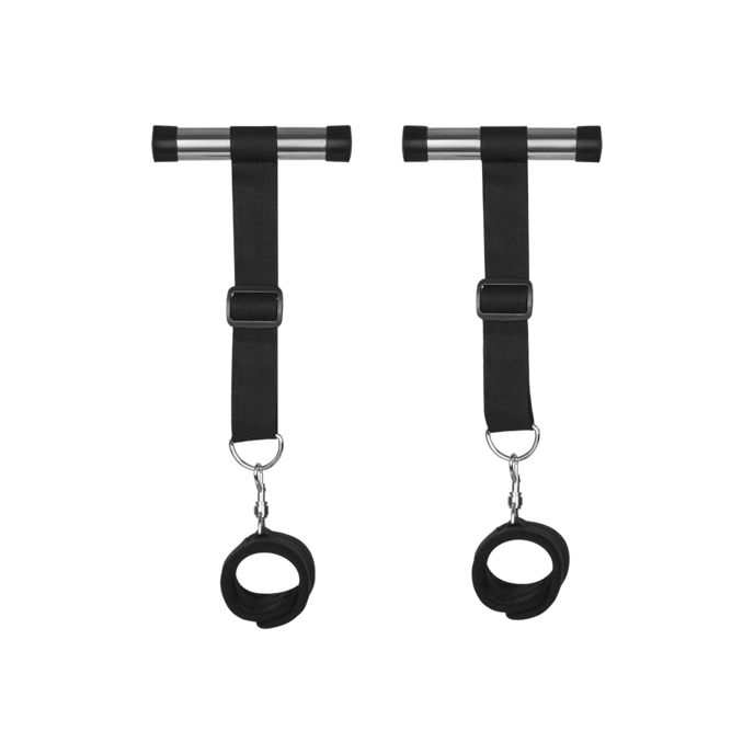 over-the-door-cuff-set-Schwarz-Silber-4