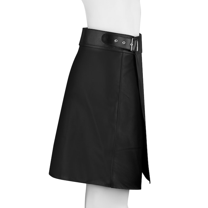 jupe-en-cuir-s/m-Noir-2