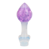 schimmernder-analplug-aus-silikon;-8-5-cm-Lila-Transparent-5