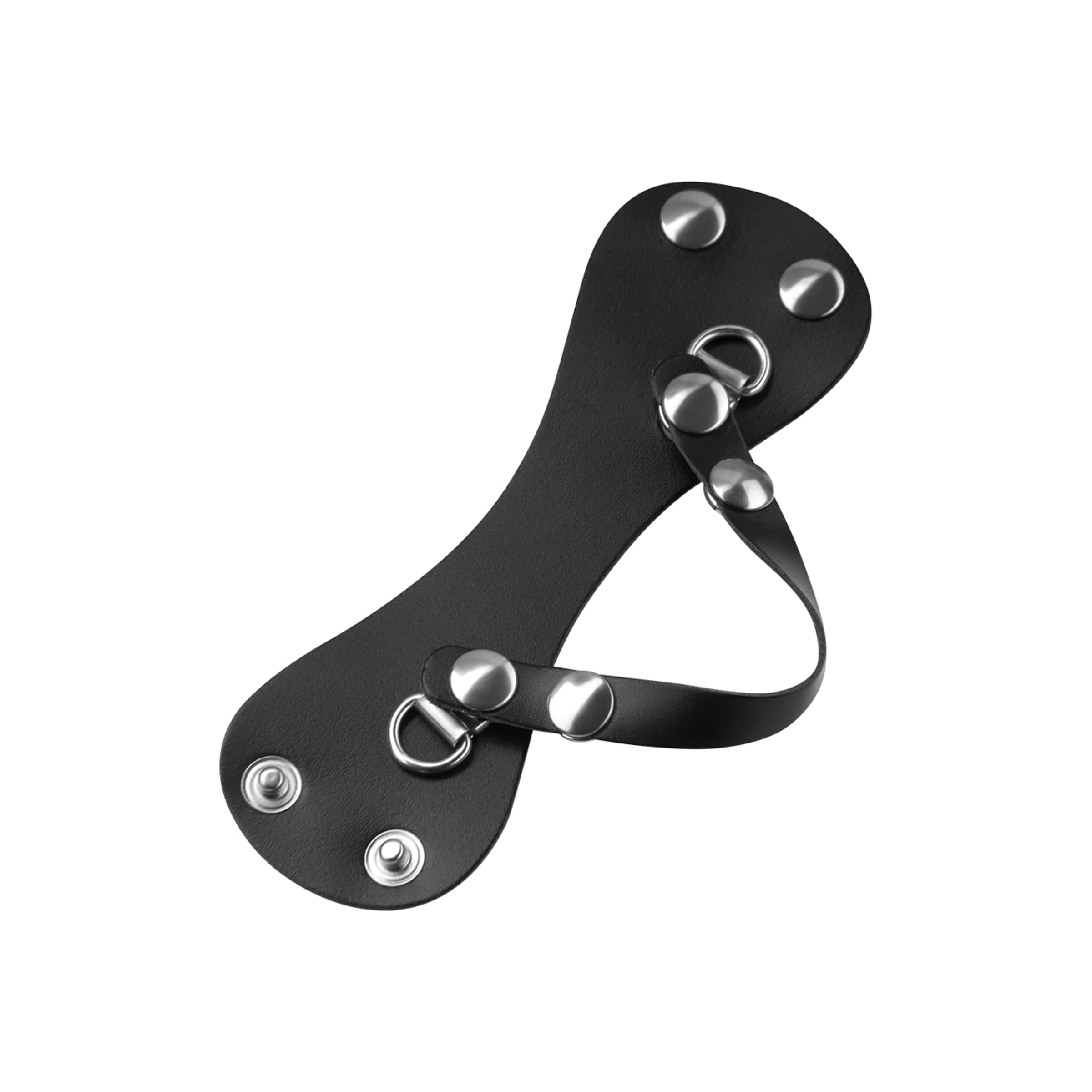 eikelmanchet-met-riemen-Zwart-7