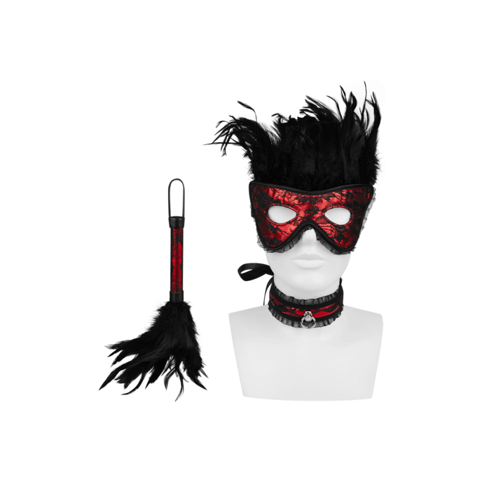 ensemble-dominatrice-de-luxe-3-pièces-Noir-Rouge-4