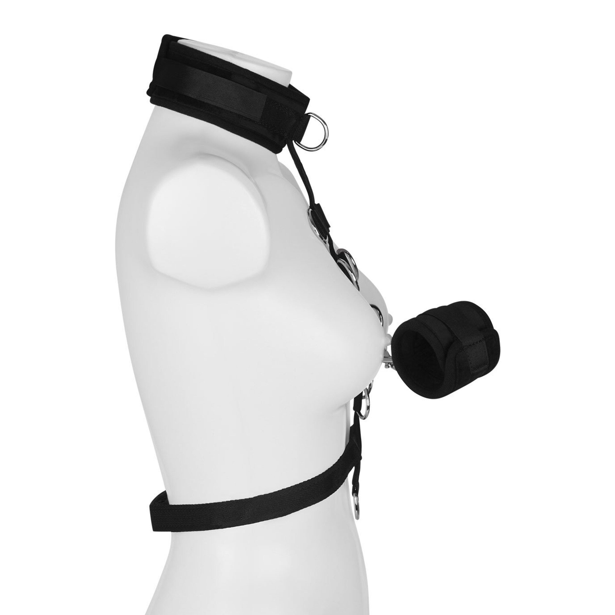 collar-with-cuffs-2-delen-Zwart-2