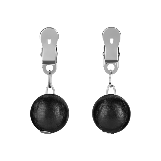borstklemmen-met-kogelgewichten-Schwarz-Silber-1
