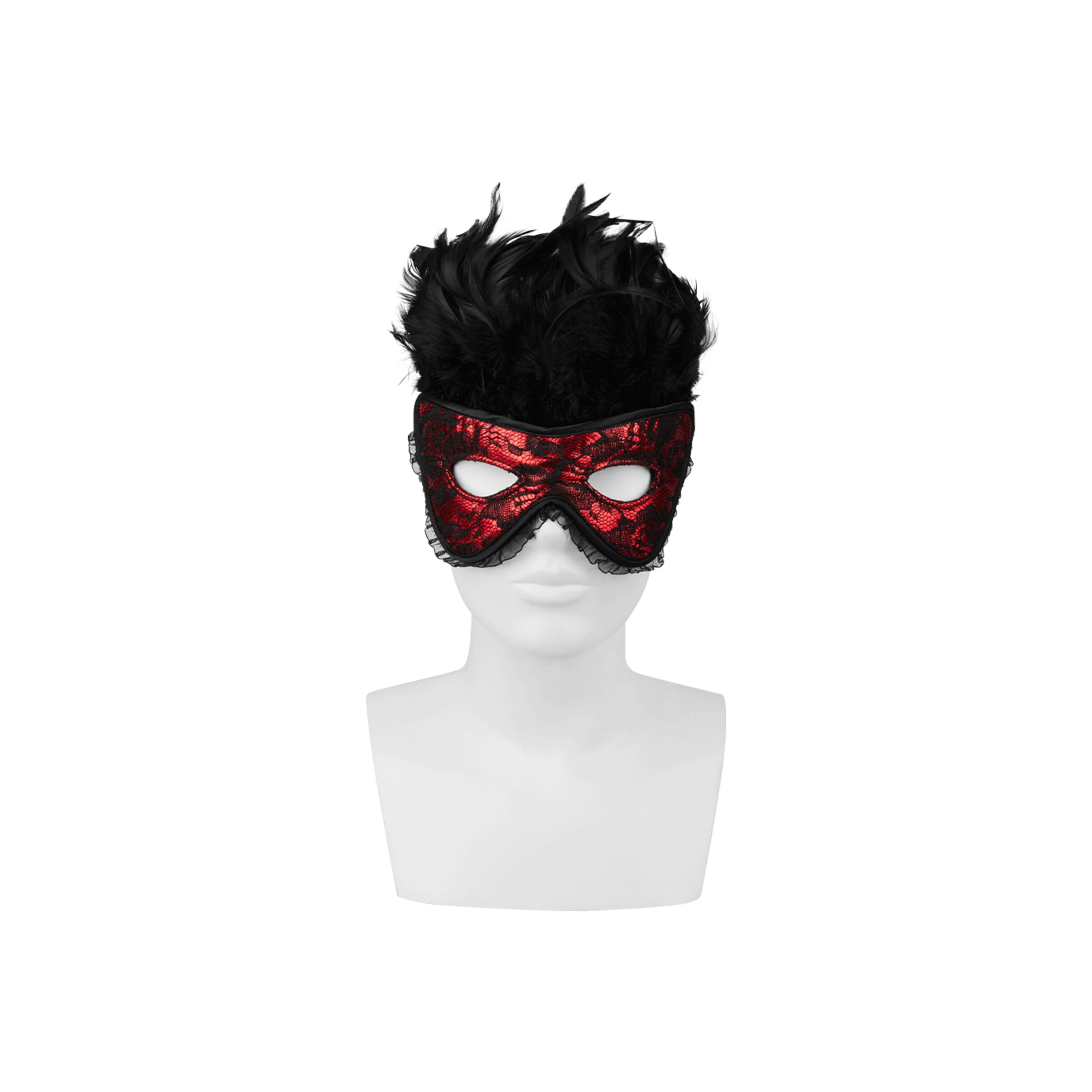 verführerische-maske-mit-federn-Rot-Schwarz-5