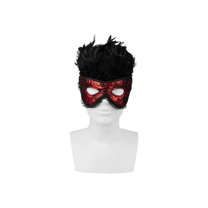 verleidelijk-masker-met-veren-Rot-Schwarz-5