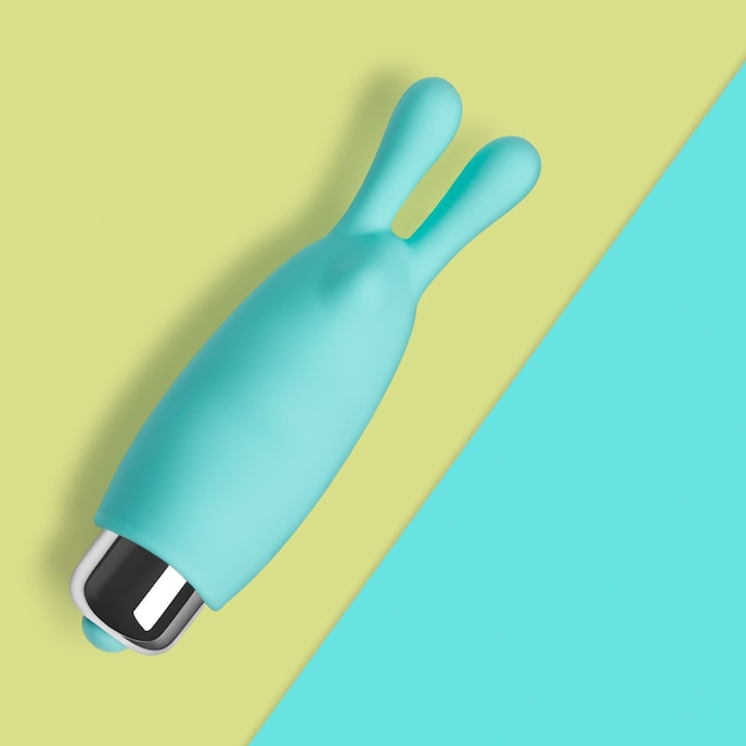 bullet-bunny-en-silicone-7-5-cm-Argent-Turquoise-2