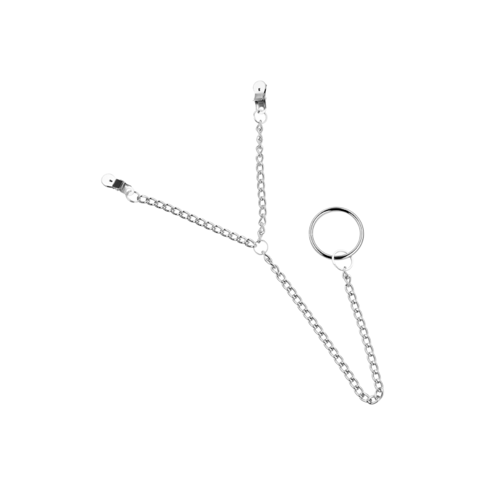 pinces-à-tétons-avec-anneau-pénien-Argent-1