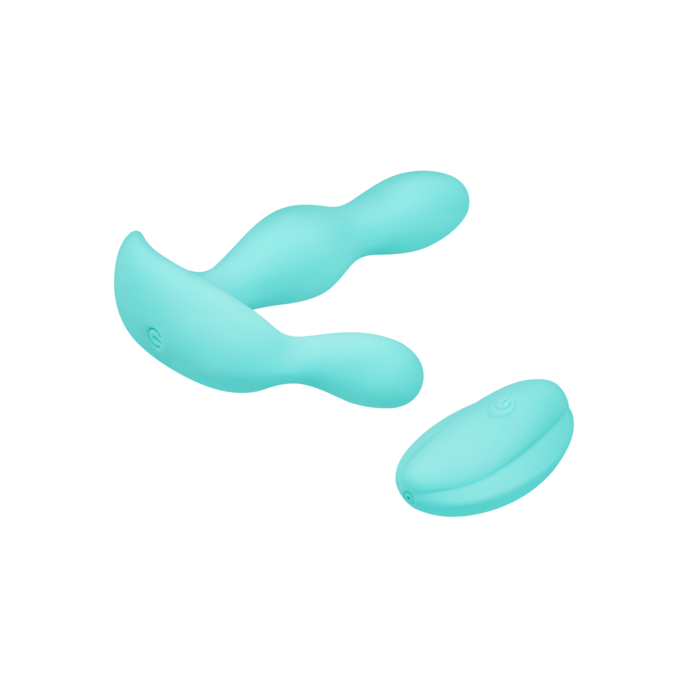 vibromasseur-anal-avec-télécommande-12-cm-Menthe-2