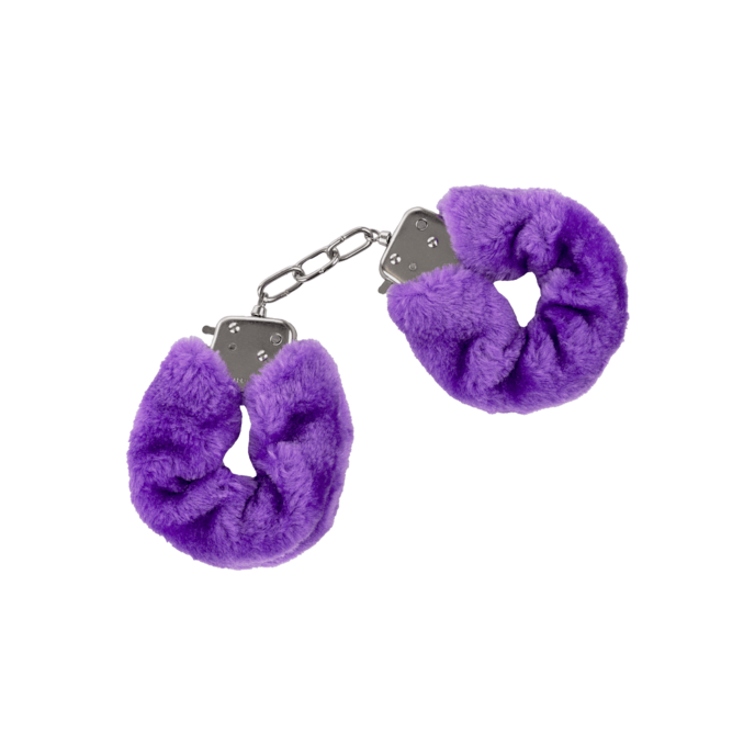menottes-en-peluche-Argent-Violet-1