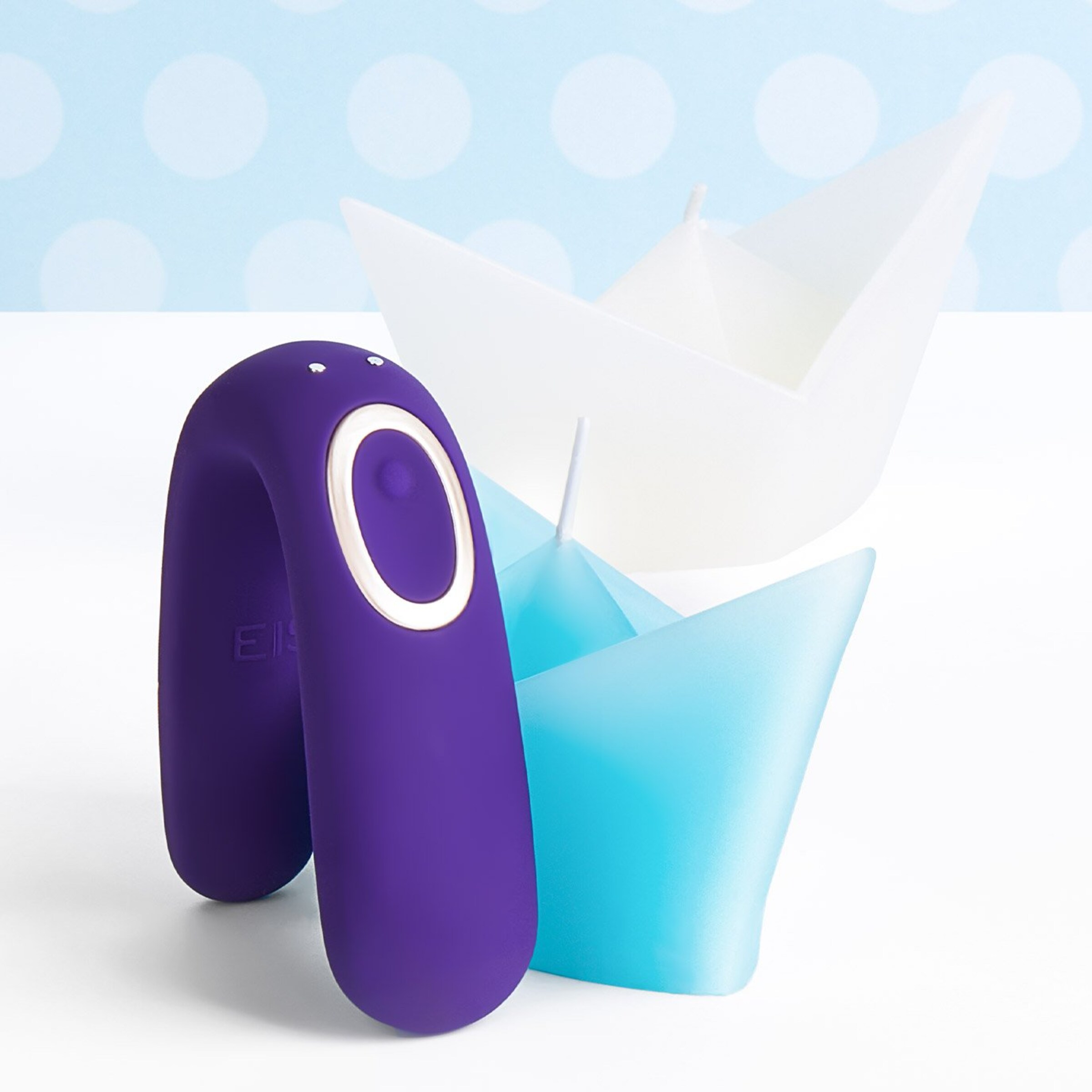 vibromasseur-pour-couple-classic-2-en-silicone-8-5-cm-Or rose-Violet-2