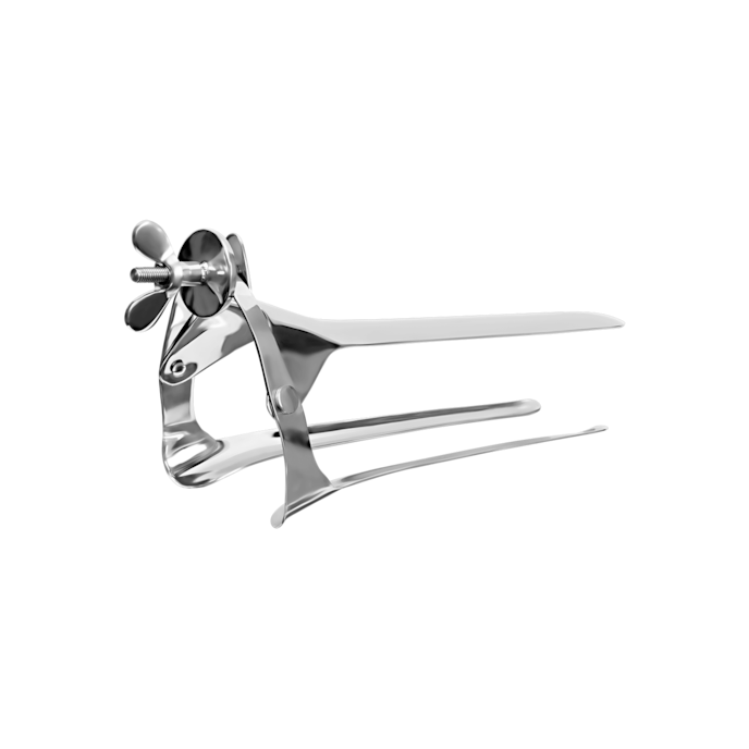 spéculum-extra-large-en-acier-inoxydable-Argent-1