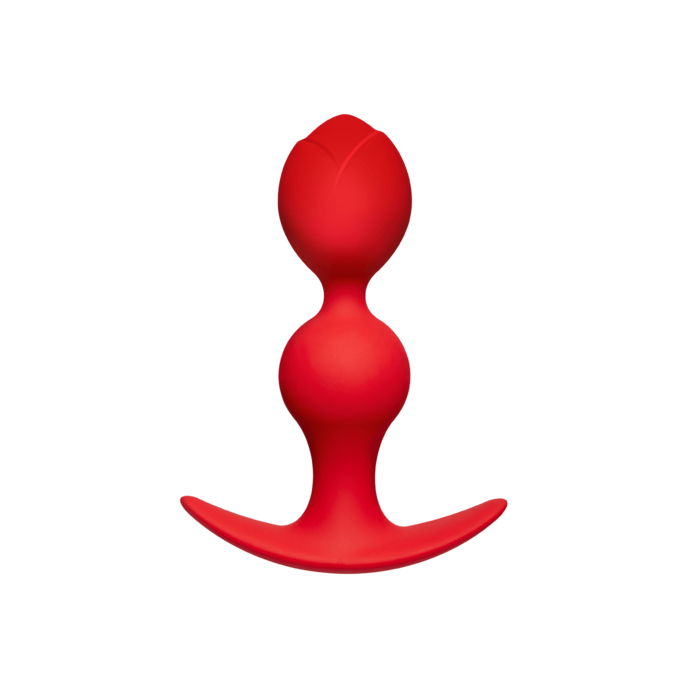 ronde-siliconen-dildo-met-bolstructuur-12-cm-Rood-4