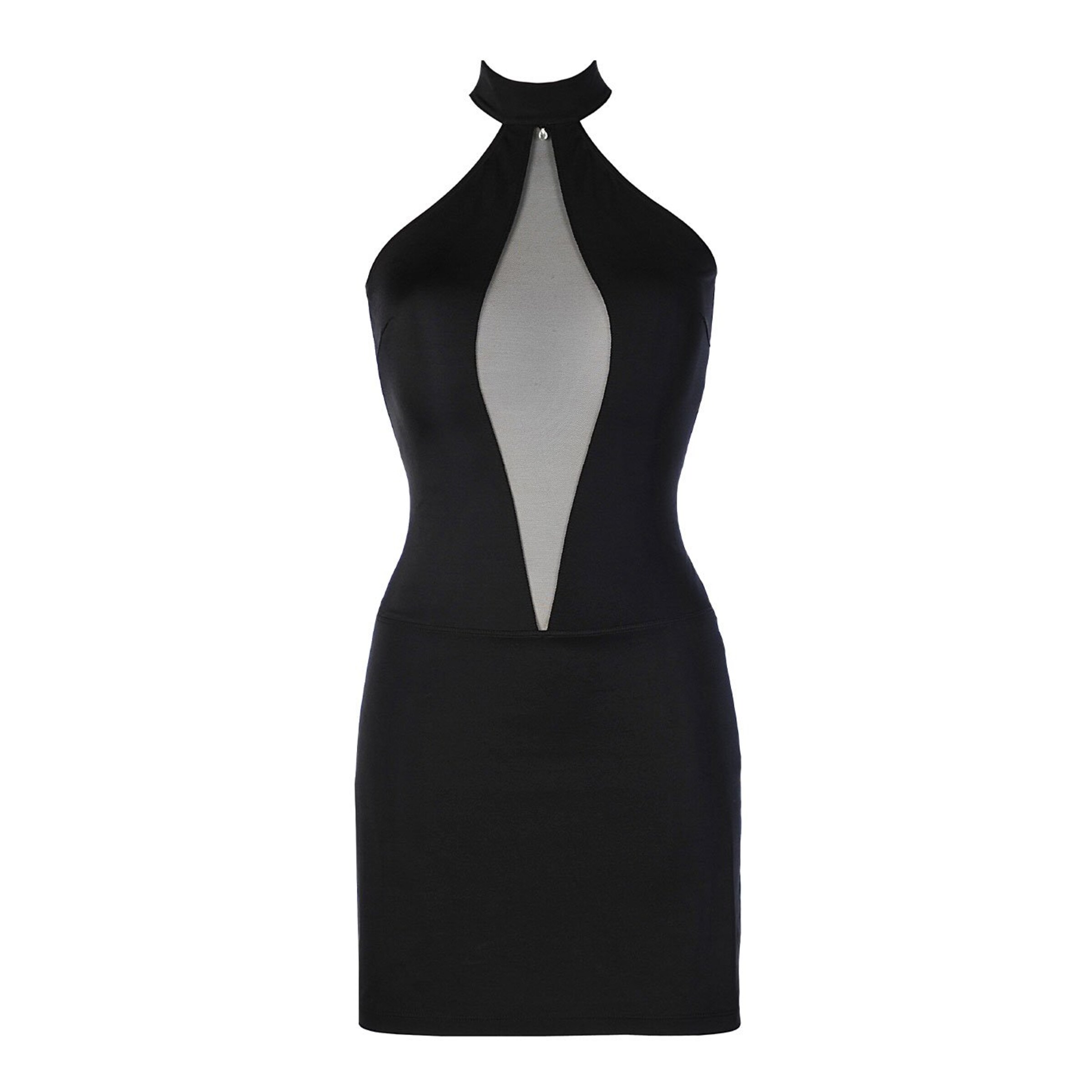 neckholder-minikleid-mit-schmuckdetail-Schwarz-3