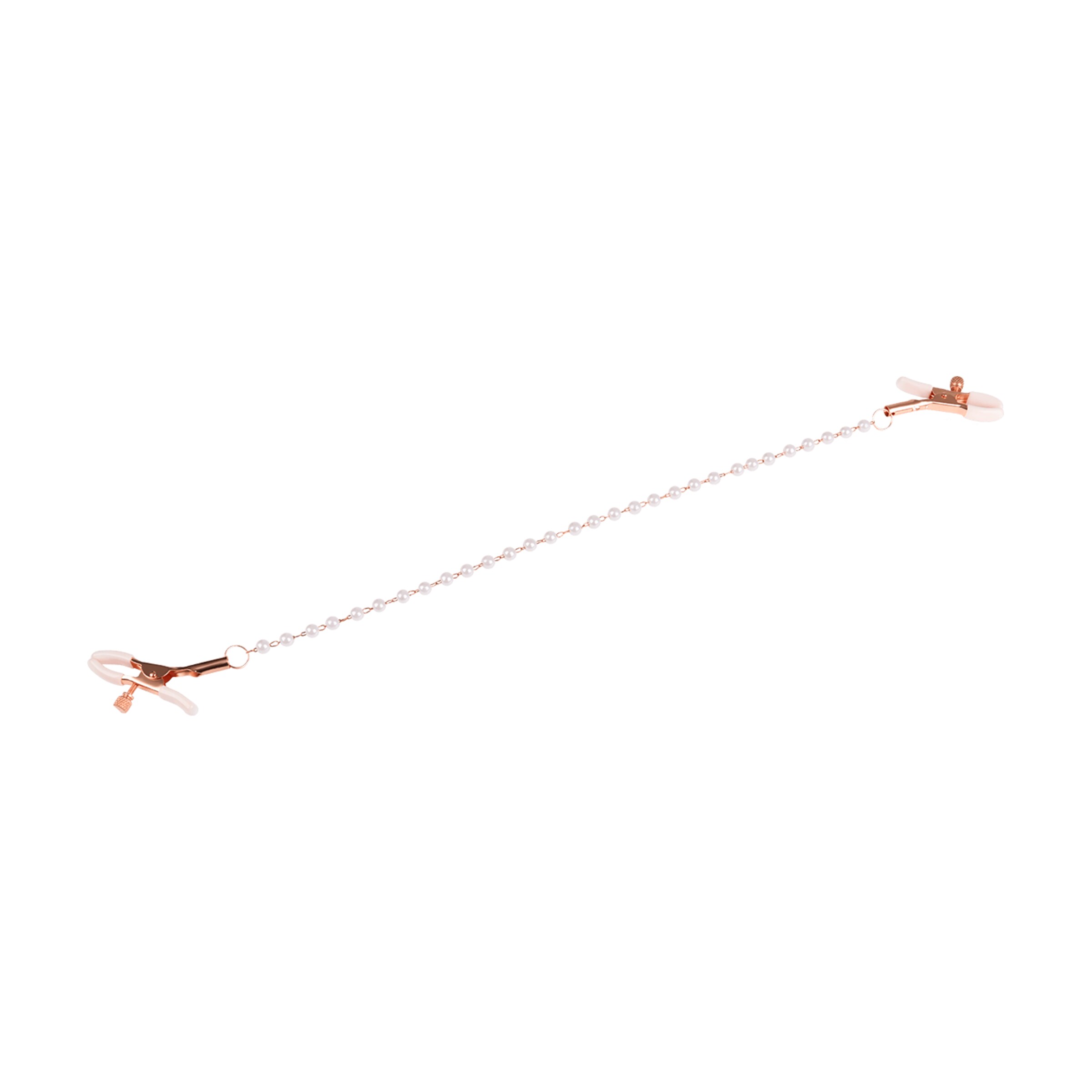 nippelklemmen-met-parelketting-Rosegoud-Wit-5