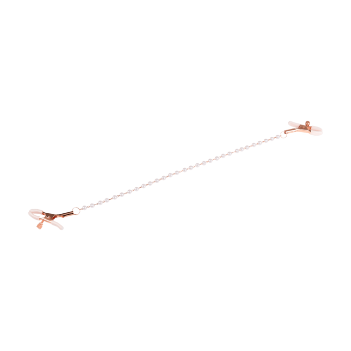 nippelklemmen-met-parelketting-Rosegoud-Wit-5