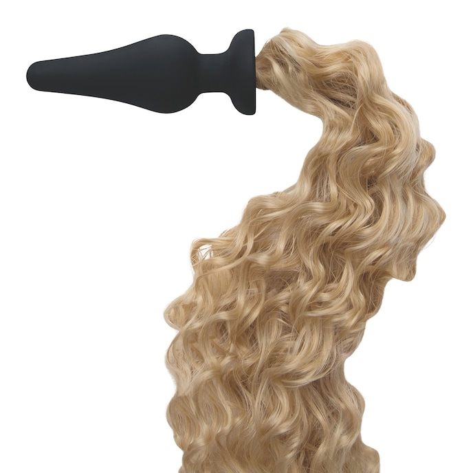 furry-tailes---silicone-pony-tail-butt-plug-11-4-cm-Blond-Schwarz-3