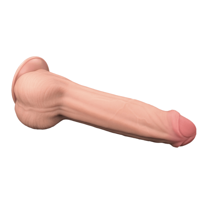 sliding-skin-dildo-29-cm-Brun naturel clair-3