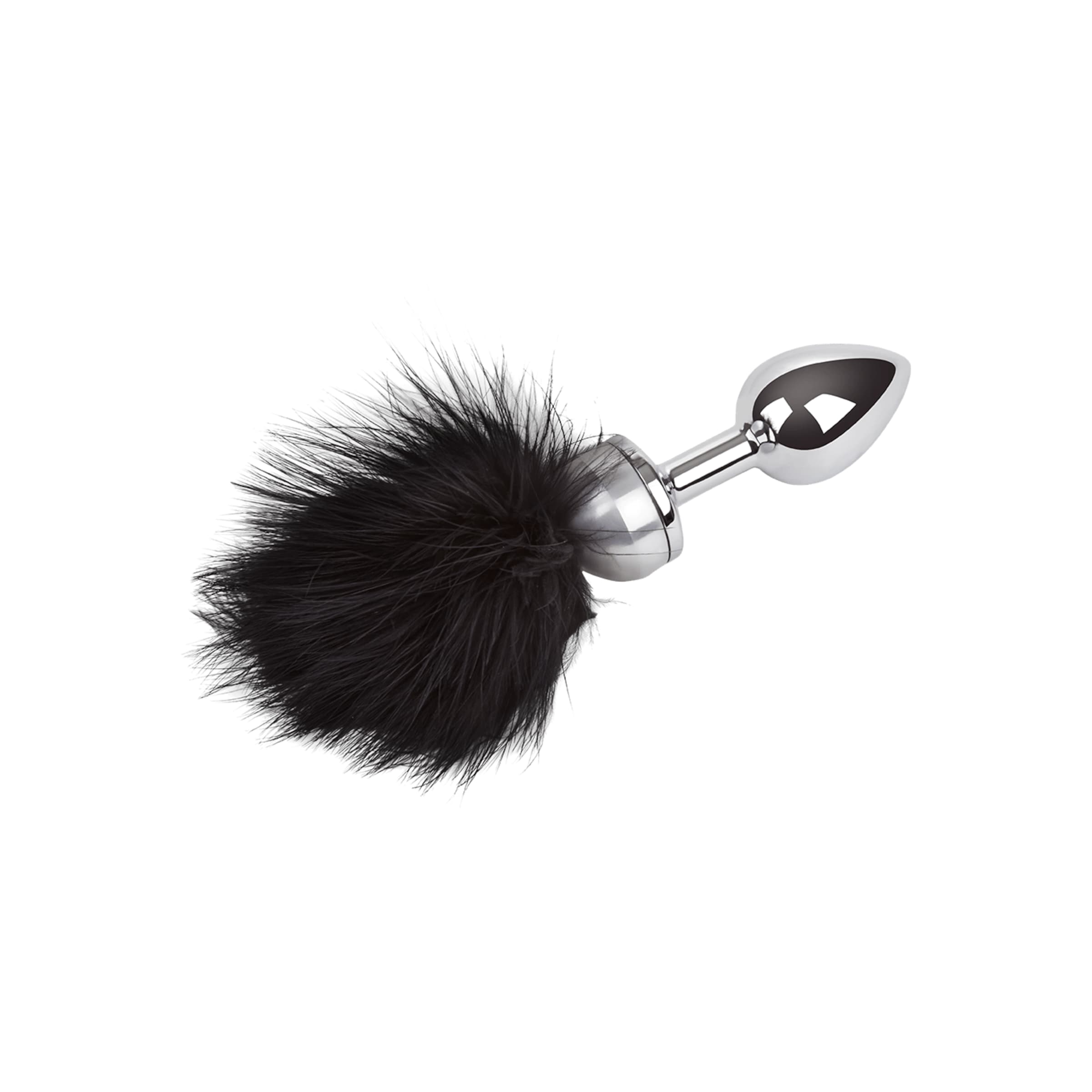 dildo-en-acier-inoxydable-avec-plumes-argenté-18-cm-Argent-Noir-3