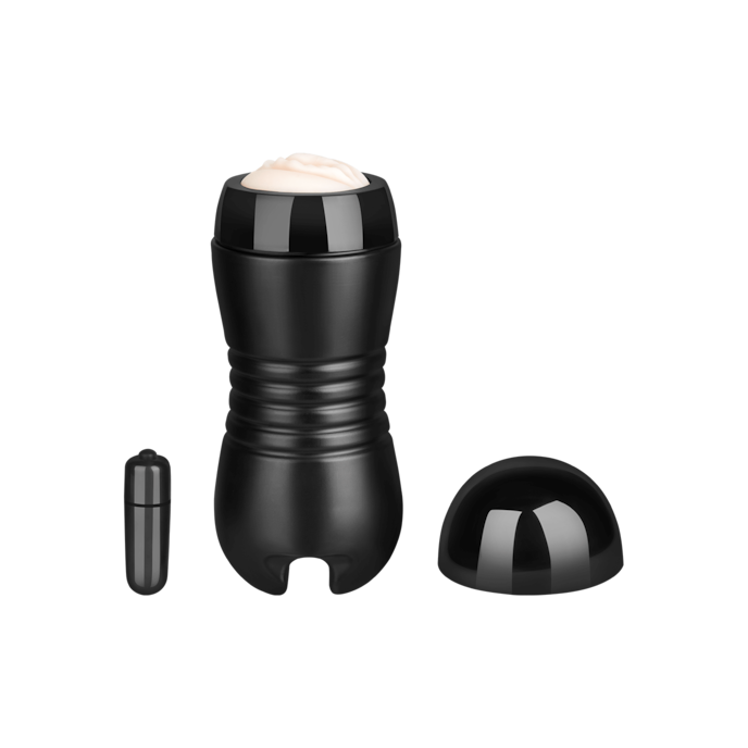 vibrating-stroker-pussy-Naturel clair-Noir-7