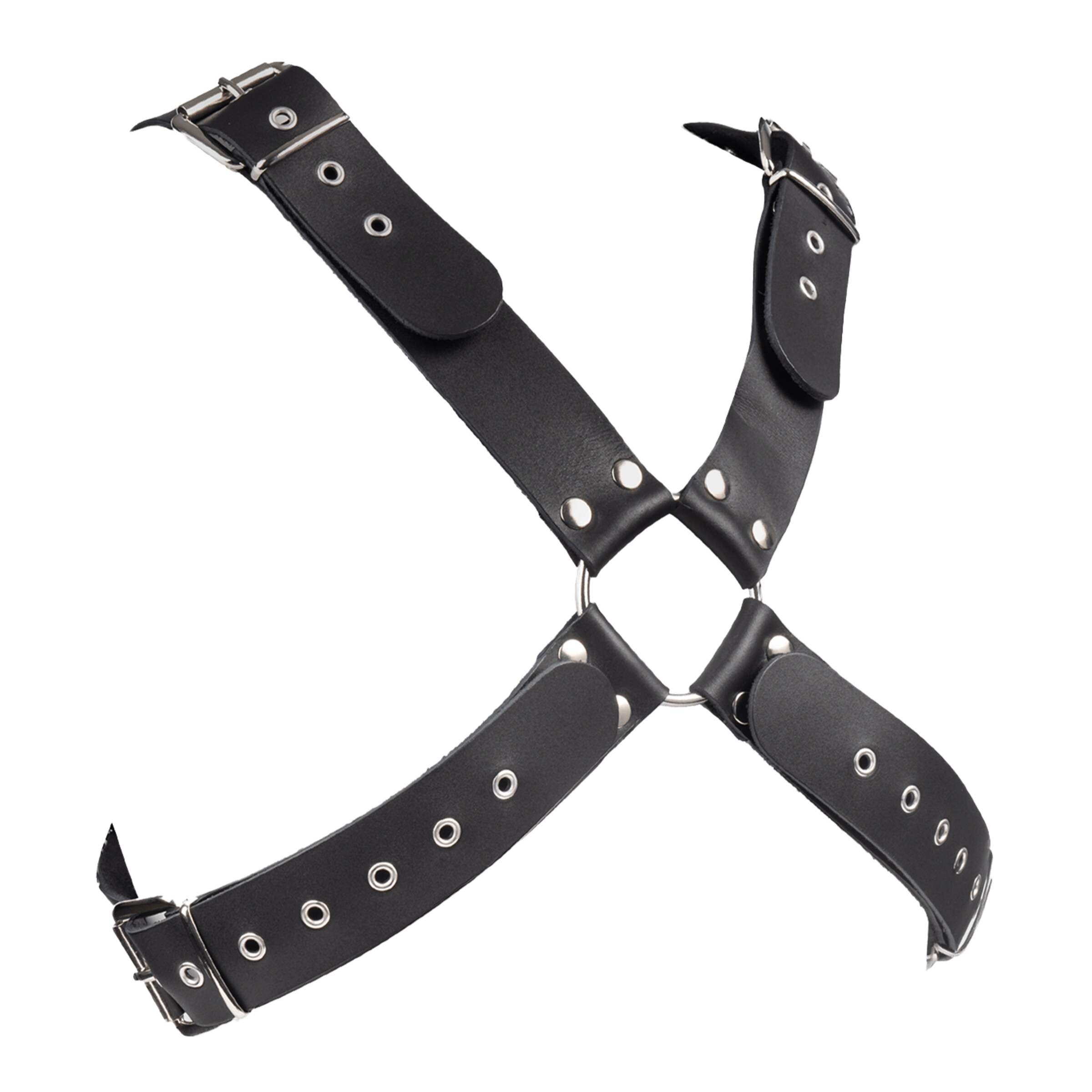 harnais-en-cuir-ajustable-Noir-1