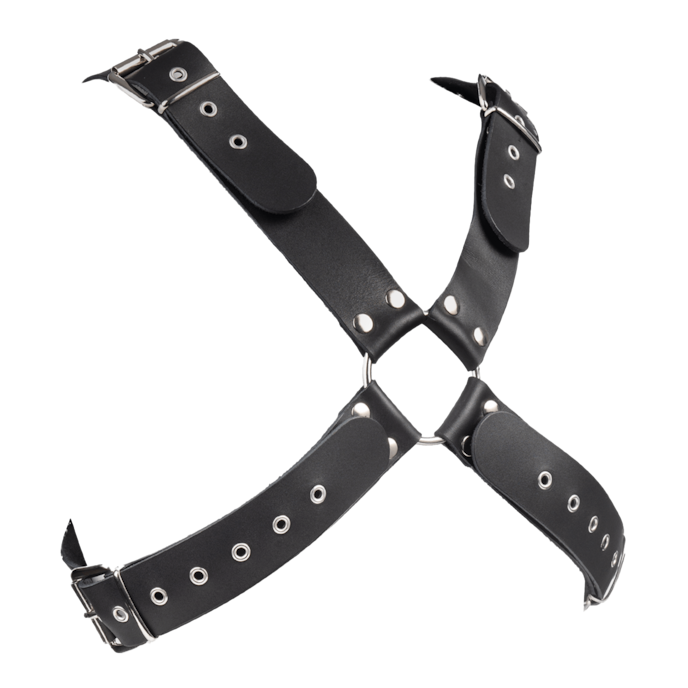 harnais-en-cuir-ajustable-Noir-1