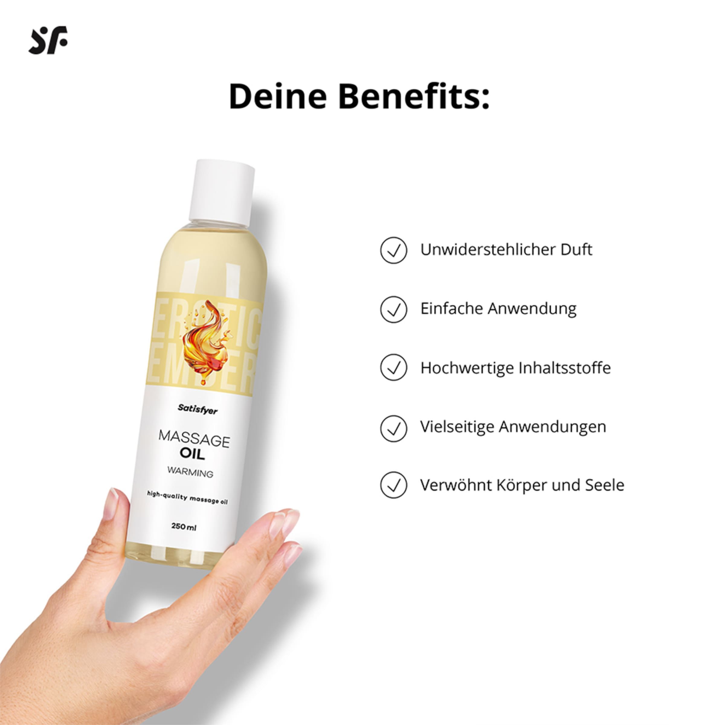 250 ml 'Satisfyer Massageöl Warming' ❤️ online kaufen