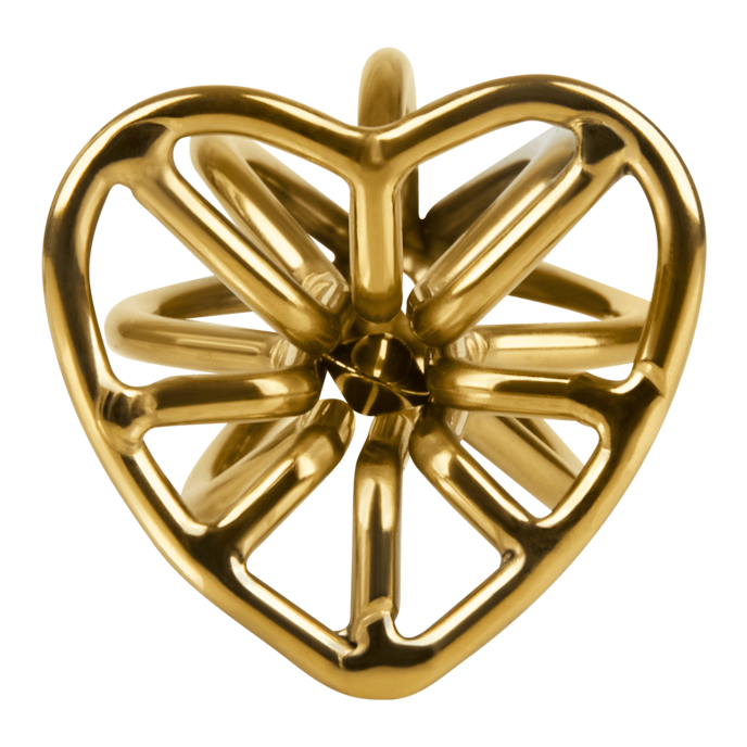 plug-anal-en-métal---taille-s-6-cm-Or-4