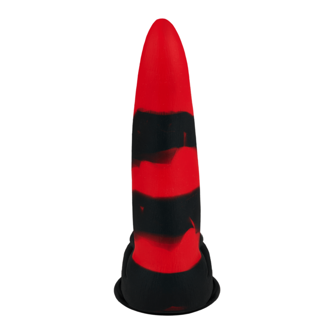 verspielter-tentakel-doppeldildo-mit-saugfuß-24-5-cm-Rot-Schwarz-3