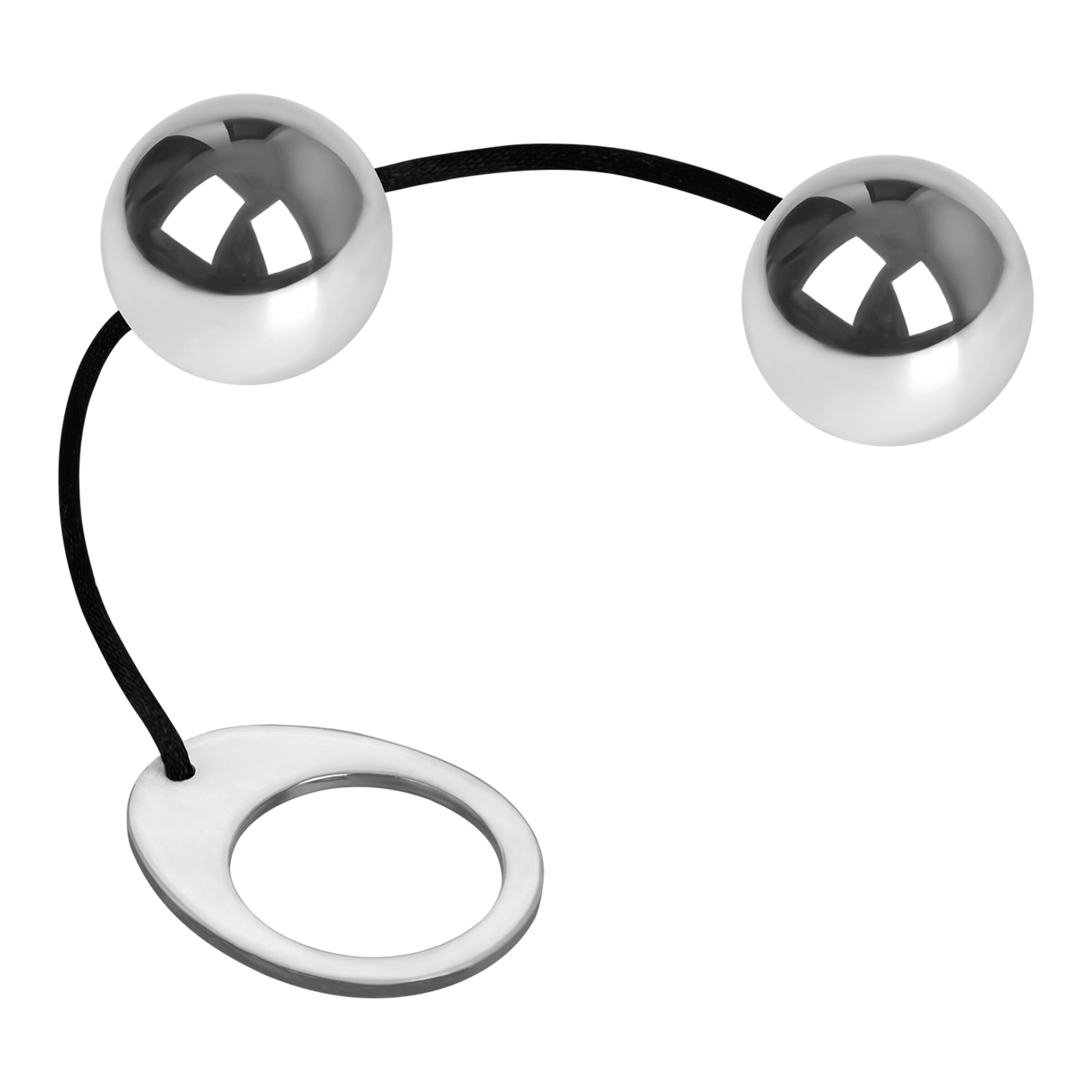 boules-de-plaisir-en-métal-massif-3-2-cm-Argent-Noir-5