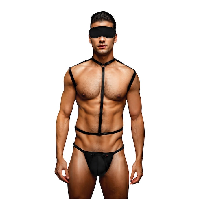 wetlook-chest-harness-3-st.-Zwart-1