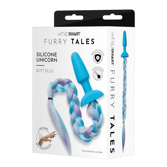 furry-tailes---butt-plug-12-4-cm-Lichtblauw-Pink-Wit-4