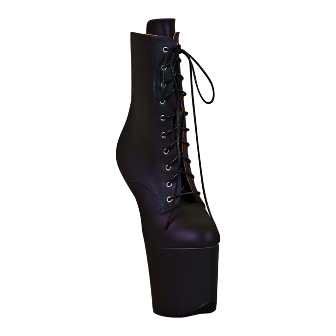 pony-high-heel-stiefelette-Lila-2