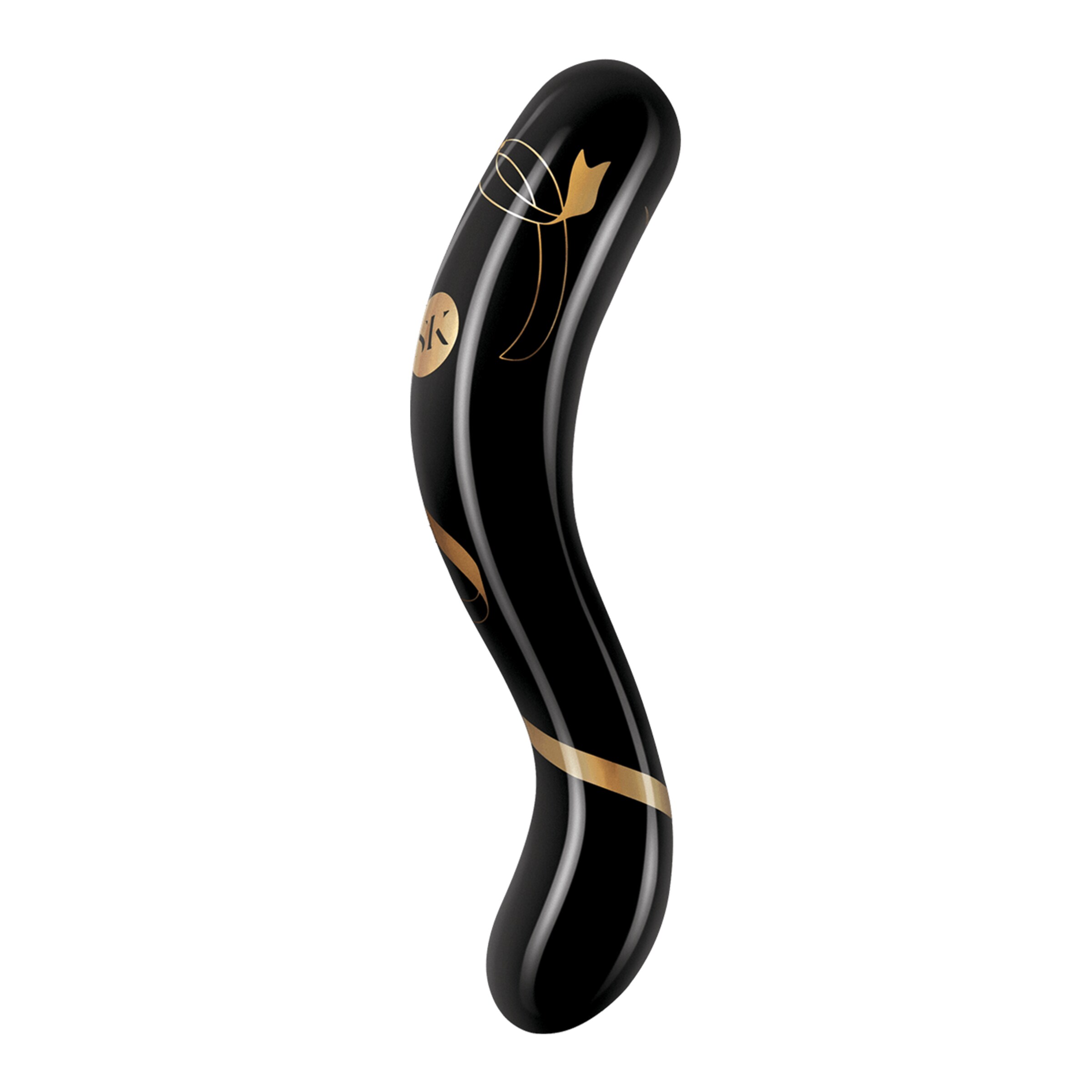 handblown-double-ended-dildo-17-7-cm-Goud-Zwart-2