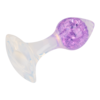schimmernder-analplug-aus-silikon;-8-5-cm-Lila-Transparent-7