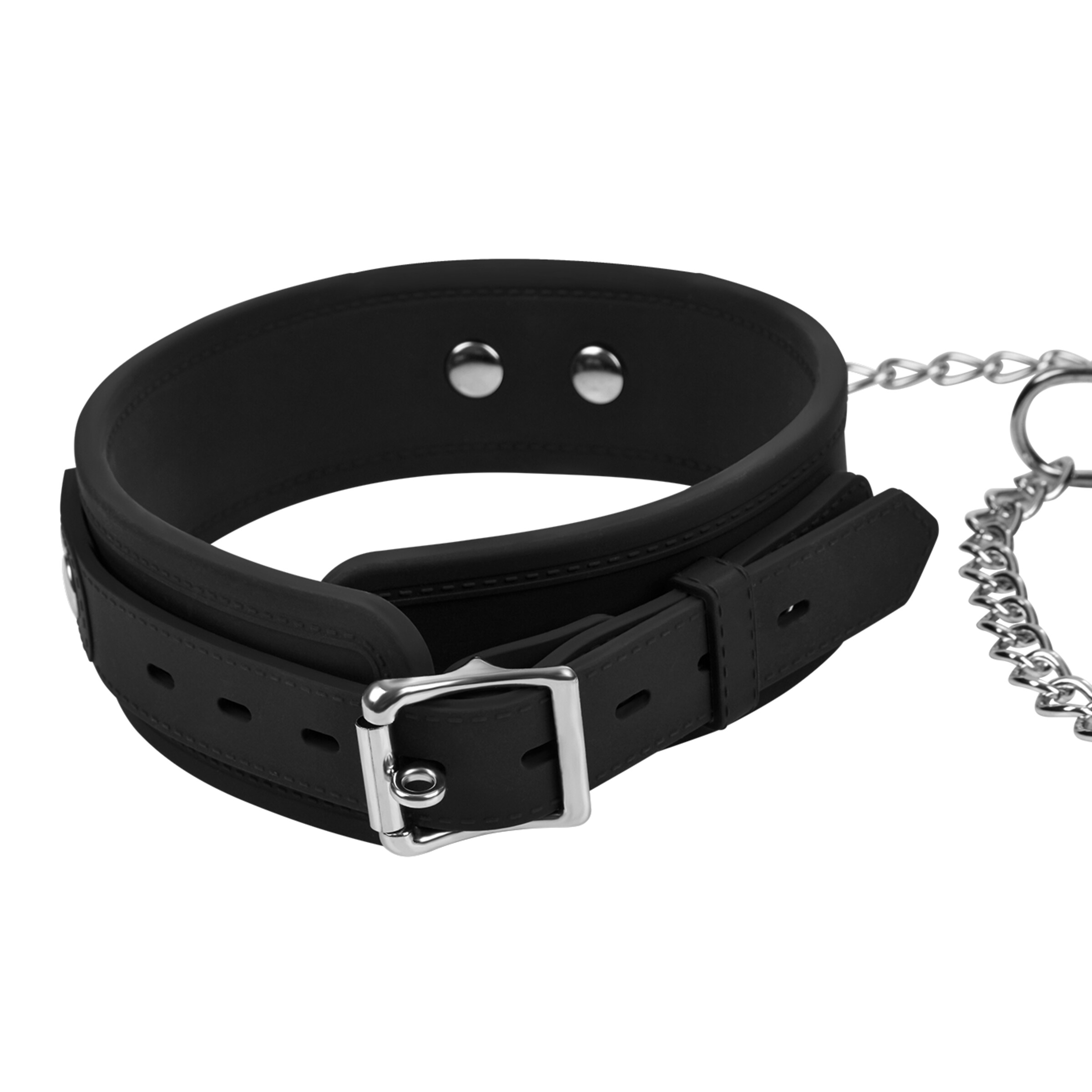 entrave-de-cou-étroite-avec-laisse-Noir-3