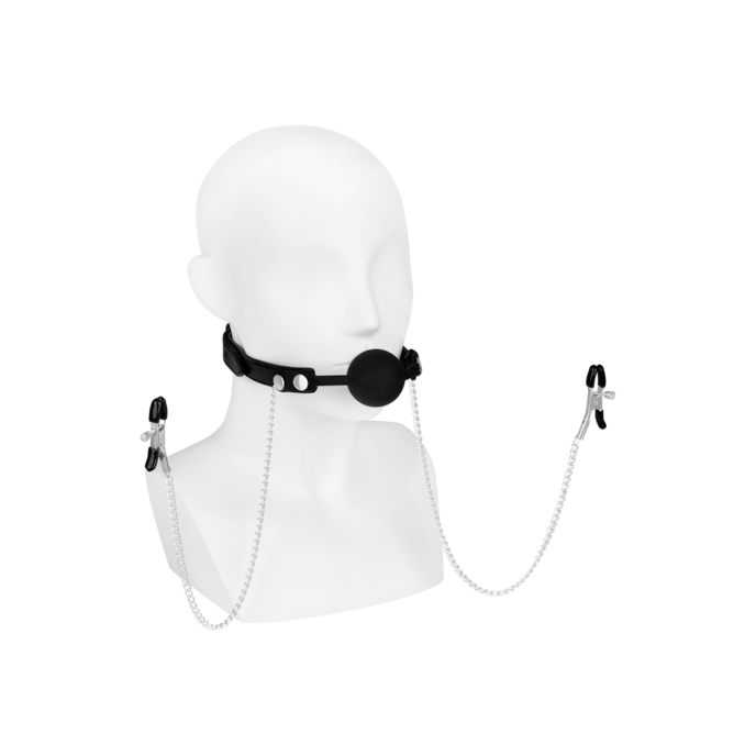 ballknevel-met-klemmen-Zilver-Zwart-2